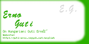 erno guti business card